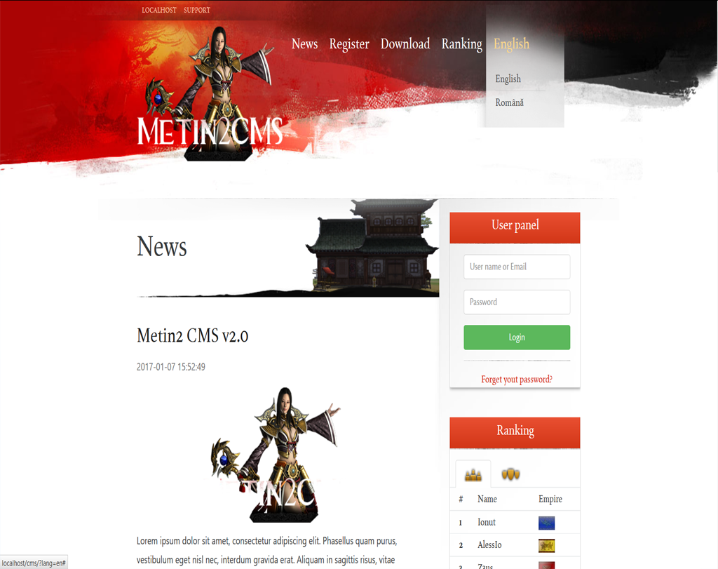 Default theme
